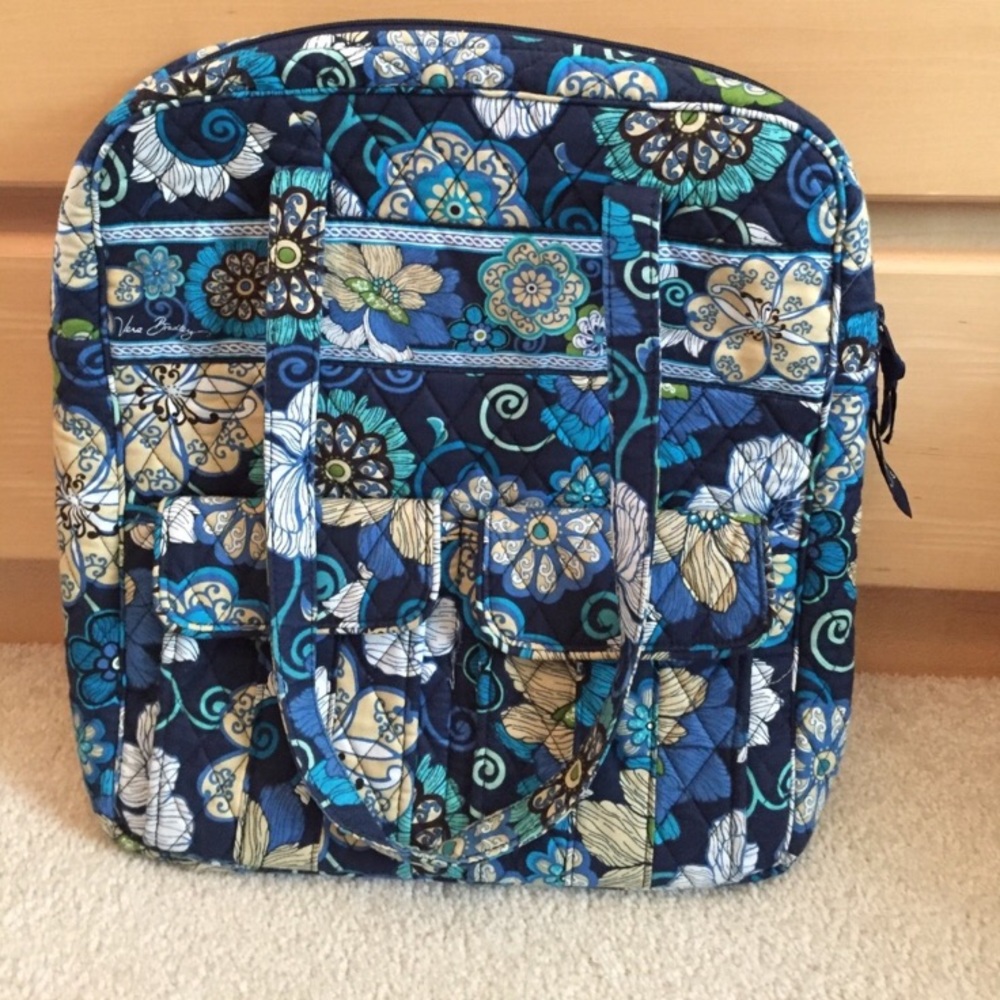 Vera Bradley Tall Tote Bag *like new*